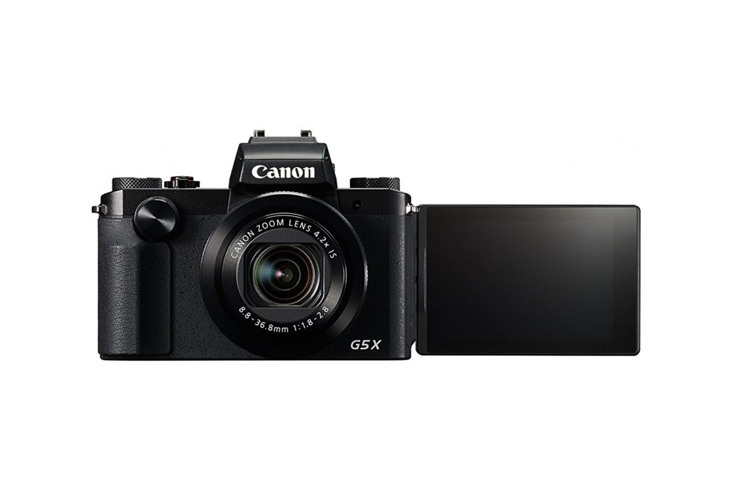 Canon PowerShot G5 X flipout panel